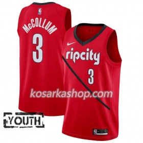 Dres Portland Trail Blazers C.J. McCollum 3 Nike 2018-19 Crvena Swingman - Dječji